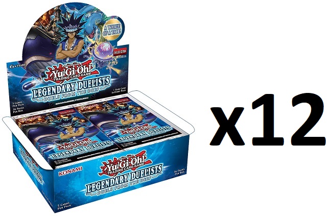Yu-Gi-Oh Legendary Duelists: Duels from the Deep 1st Edition Booster Box CASE (12 Boxes)